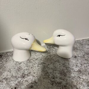 Vintage Ceramic Duck Salt & Pepper Shakers